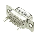 Amphenol Communications Solutions 9 Way Straight 2.74 mm Pitch Panel Mount D-Sub Connector Male DE09P064HTXLF