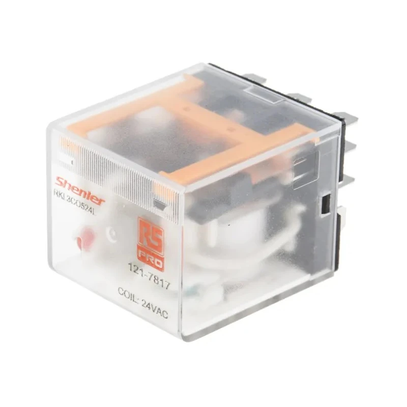 RS PRO Power Relay, 24V ac Coil Voltage, 10A Switching Current, 3PDT Contact Configuration 121-7817