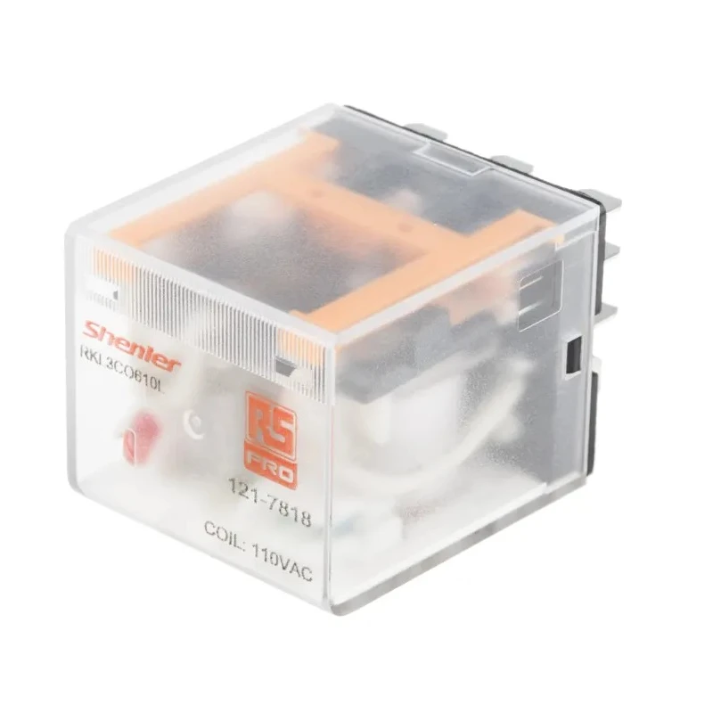 RS PRO Power Relay 3PDT 110V AC Coil, 10A Switching Current, 300W Coil Power 121-7818