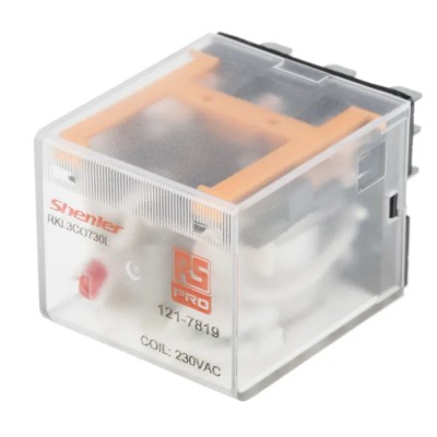RS PRO Power Relay 230 V AC Coil 10 A Switching Current 3PDT 121-7819