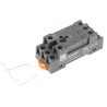 RS PRO 11 Way 300V DIN Rail Relay Socket for RS PRO RKL Relays 3PDT Model 121-7826