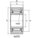 RS PRO Yoke Track Roller Bore Diameter 5mm, Roller Diameter 16mm, Static Load Rating 3800N, Dynamic Load Rating 3700N 471-364