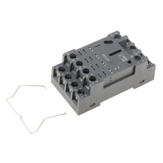 RS PRO 14 Way 300V DIN Rail Relay Socket for Use with RS PRO RKL Relays 4PDT 121-7827