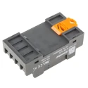 RS PRO 14 Way 300V DIN Rail Relay Socket for Use with RS PRO RKL Relays 4PDT 121-7827