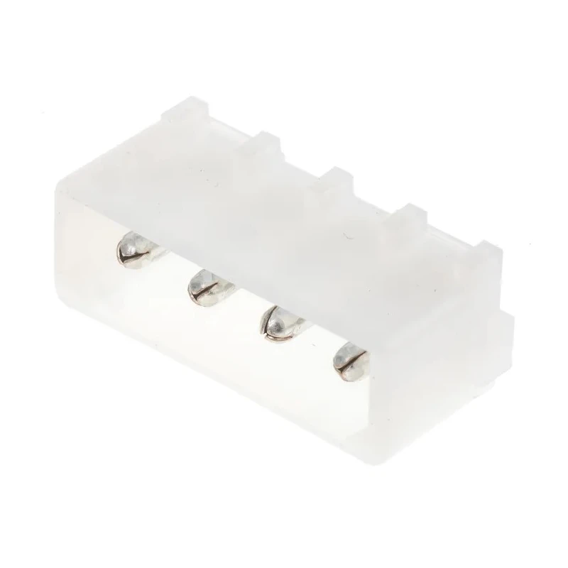 TE Connectivity Commercial MATE-N-LOK Series Straight Through Hole PCB Header, 4 Contacts, 5.08 mm Pitch, 1 Row 350211-1