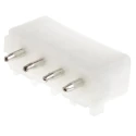 TE Connectivity Commercial MATE-N-LOK Series Straight Through Hole PCB Header, 4 Contacts, 5.08 mm Pitch, 1 Row 350211-1