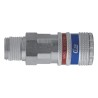 CEJN Brass, Stainless Steel Pneumatic Quick Connect Coupling 1/4 in Male R C103152152