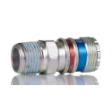 CEJN Brass Stainless Steel Pneumatic Quick Connect Coupling 1/2 in Male R C103202155