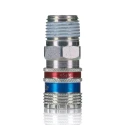 CEJN Brass Stainless Steel Pneumatic Quick Connect Coupling 1/2 in Male R C103202155
