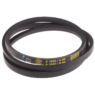 RS PRO Drive Belt, belt section A 1675 mm, 1625 mm Length, Polyethylene Terephthalate Rubber Cord Polyester 13mm 471-528