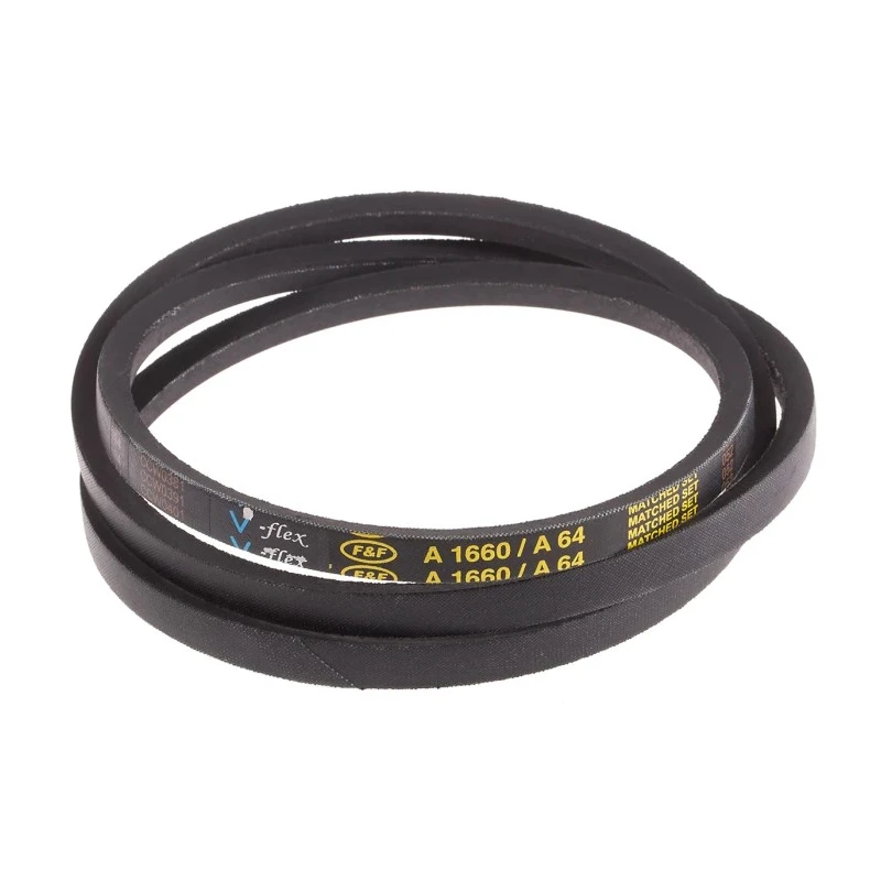 RS PRO Drive Belt, belt section A 1675 mm, 1625 mm Length, Polyethylene Terephthalate Rubber Cord Polyester 13mm 471-528