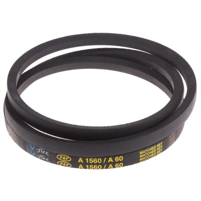 RS PRO Drive Belt, belt section A, 1575 mm Outside Length, 1525 mm Inside Length, 8 mm Height, 13 mm Width 471-540