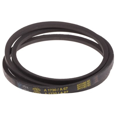 RS PRO Drive Belt, belt section A 1750 mm Outside Length, 1700 mm Inside Length, 13 mm Width, 8 mm Height, Polyester 471-607