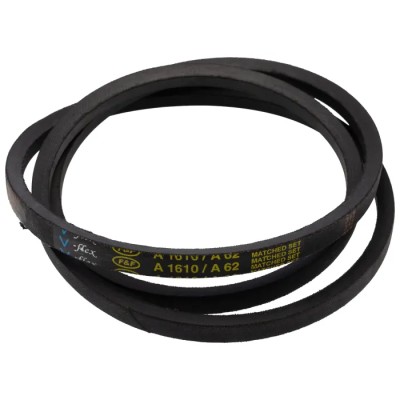 RS PRO Drive Belt, belt section A, 1624 mm Outside Length, 1574 mm Inside Length, 13 mm Width, 8 mm Height, Rubber 471-534