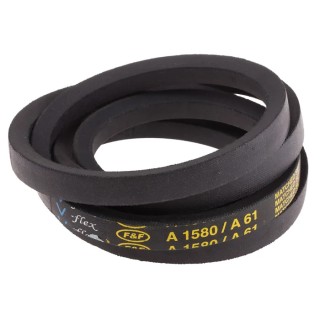 RS PRO Drive Belt Classical Belt Polyester Cord Polyethylene Terephthalate Rubber 8mm Height 13mm Width 1600mm 471-544