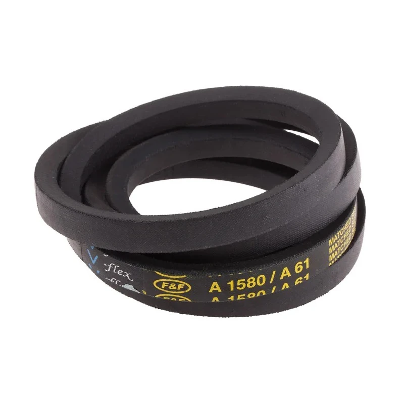 RS PRO Drive Belt Classical Belt Polyester Cord Polyethylene Terephthalate Rubber 8mm Height 13mm Width 1600mm 471-544