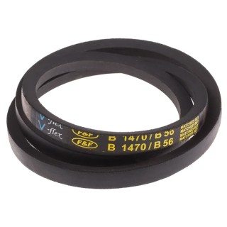 RS PRO Drive Belt Belt Section B, Polyester Cord, 1494 mm Outside Length, 1425 mm Inside Length 471-584