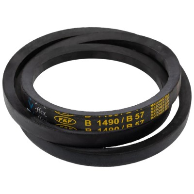 RS PRO Drive Belt Belt Section B, Polyester Cord, Polyethylene Terephthalate & Rubber, 1519 mm Outside Length, 1450 471-588