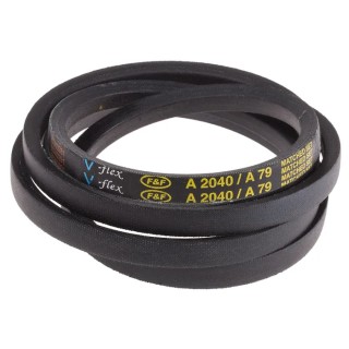 RS PRO Drive Belt Classical Belt Polyester Cord Rubber Polyethylene Terephthalate A Section 2050mm Outside Length 471-623