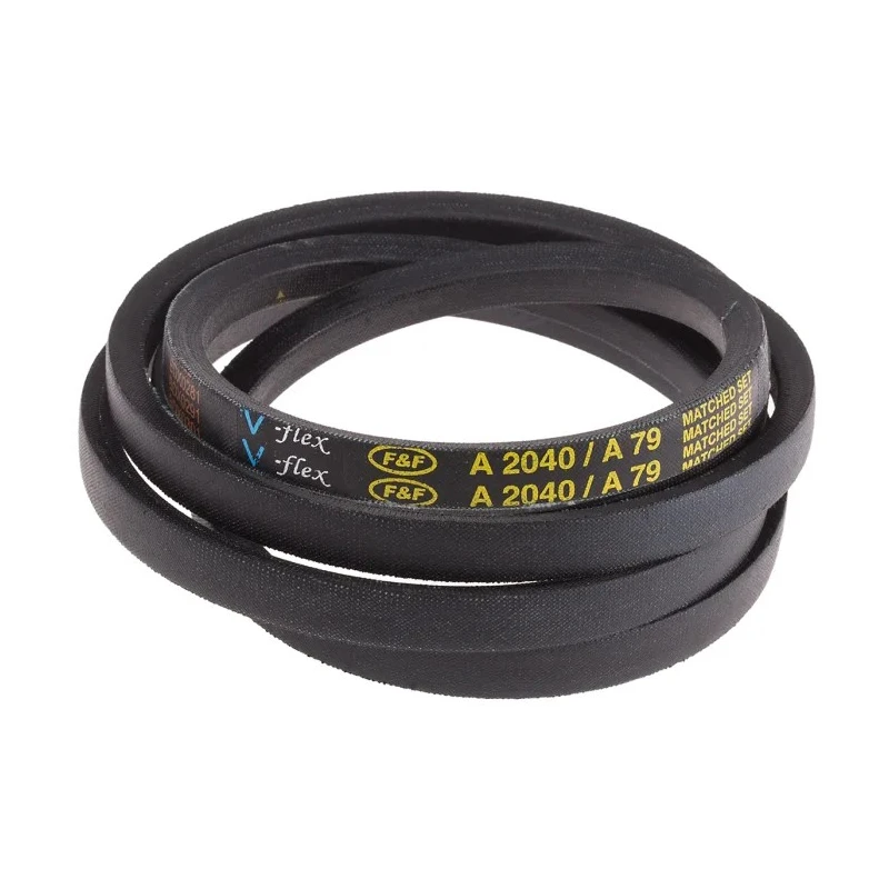 RS PRO Drive Belt Classical Belt Polyester Cord Rubber Polyethylene Terephthalate A Section 2050mm Outside Length 471-623