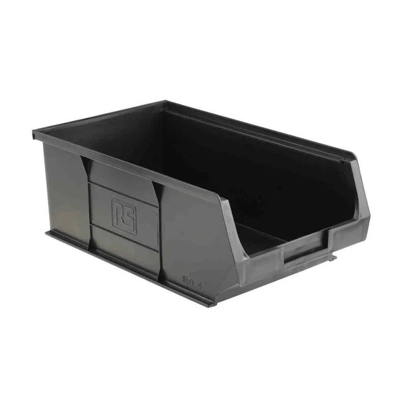 RS PRO Conductive, Anti-Static Polypropylene ESD Storage Bin 350 mm (L) x 205 mm (W) x 132 mm (H) 121-8486