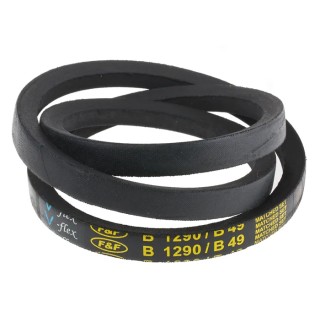 RS PRO Drive Belt, belt section B 1319 mm Outside Length, 1250 mm Inside Length, 11 mm Height, 17 mm Width, Rubber 471-645