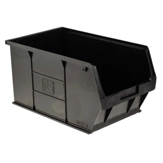 RS PRO Anti-Static, Conductive Polypropylene ESD Storage Bin 350 mm (L) x 205 mm (W) x 182 mm (H) 121-8487
