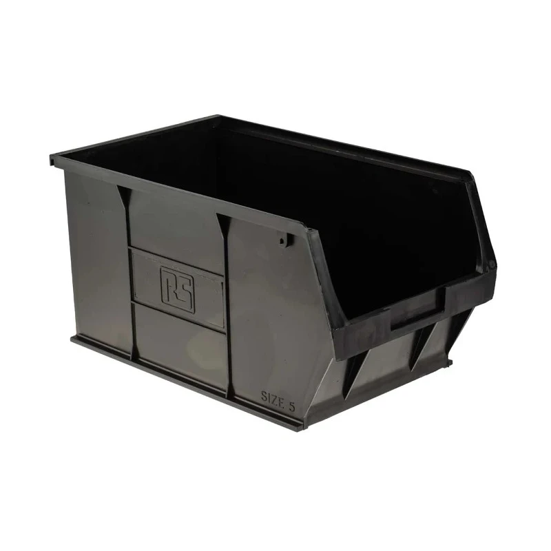 RS PRO Anti-Static, Conductive Polypropylene ESD Storage Bin 350 mm (L) x 205 mm (W) x 182 mm (H) 121-8487