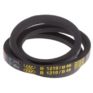 RS PRO Drive Belt, belt section B 1244 mm Outside Length, 1175 mm Inside Length, 11 mm Height, 17 mm Width 471-657