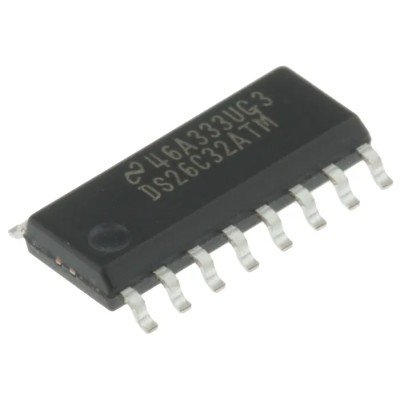 Texas Instruments DS26C32ATM/NOPB Line Receiver 3 State 16-Pin SOIC CMOS 4.5V-5.5V DS26C32ATM/NOPB