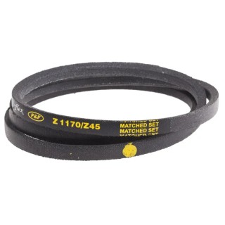 RS PRO Drive Belt Classical Z Section 1178mm Outside Length, 1140mm Inside Length, 10mm Width, 6mm Height, FFZ 472-036