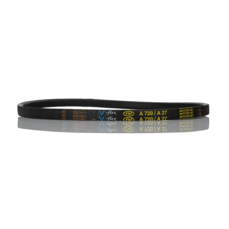 RS PRO Drive Belt, belt section A, Polyethylene Terephthalate and Rubber Material, Polyester Cord, Outside Length 472-058