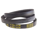 RS PRO Drive Belt, Belt Section A, Outside Length 914mm, Inside Length 864mm, Height 8mm, Width 13mm, Polyester 472-109