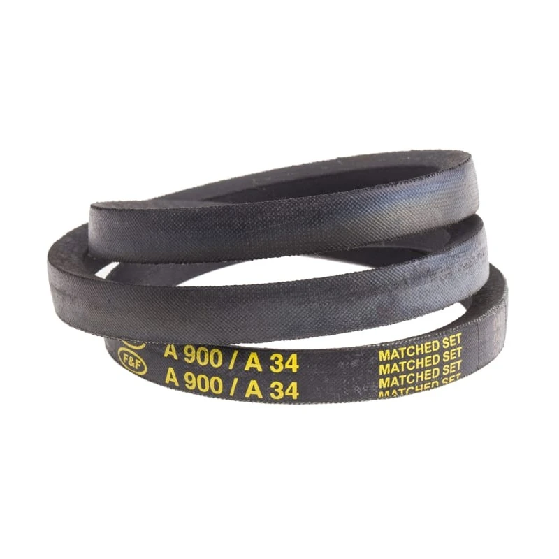 RS PRO Drive Belt, Belt Section A, Outside Length 914mm, Inside Length 864mm, Height 8mm, Width 13mm, Polyester 472-109