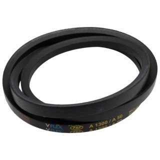 RS PRO Drive Belt, belt section A 1320 mm Outside Length, 1270 mm Inside Length, 13 mm Width, 8 mm Height, Rubber 472-082