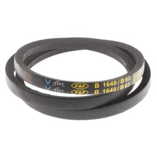 RS PRO Drive Belt, Classical Belt B Section, Rubber & Polyethylene Terephthalate, Polyester Cord, 1600 mm Inside 471-869