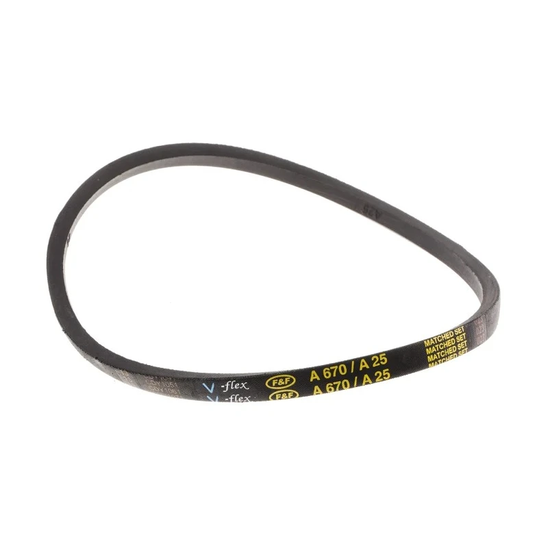 RS PRO A Section Drive Belt Polyester Cord Polyethylene Terephthalate Rubber 680 mm Outside Length 630 mm Inside 471-922
