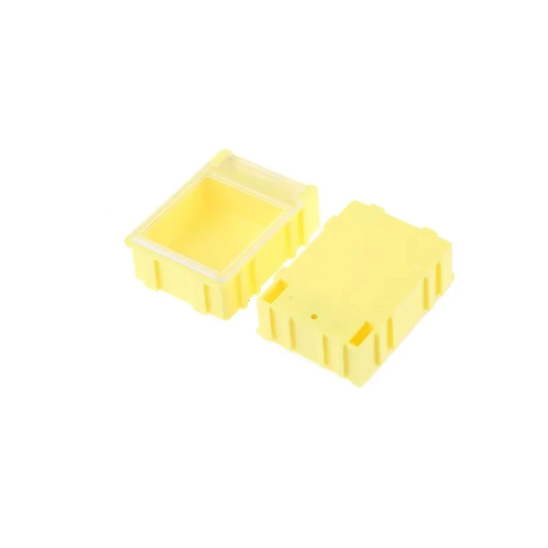 Licefa Yellow ABS Compartment Box 21 mm x 56 mm x 42 mm SMD-BOX N 3-2-3-4-1