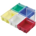 Licefa 5 Cell Blue ABS Compartment Box 21 mm x 56 mm x 42 mm SMD-BOX N 3-2-3-8-1