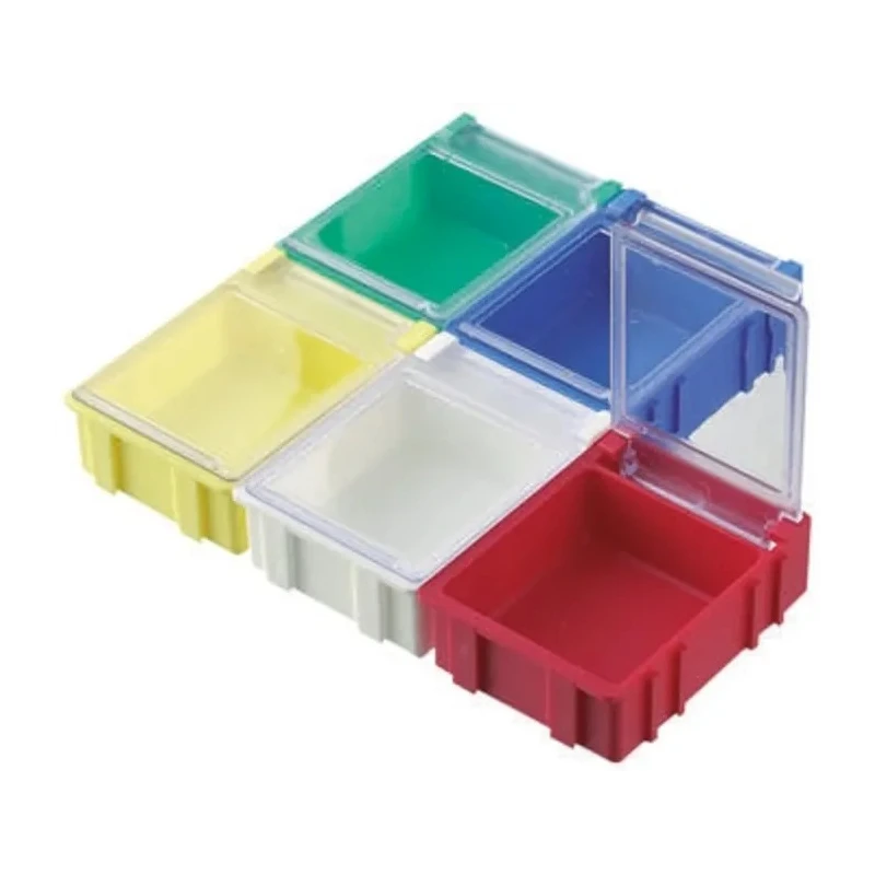 Licefa 5 Cell Blue ABS Compartment Box 21 mm x 56 mm x 42 mm SMD-BOX N 3-2-3-8-1