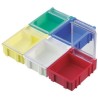 Licefa 5 Cell Blue ABS Compartment Box 21 mm x 56 mm x 42 mm SMD-BOX N 3-2-3-8-1