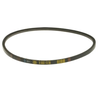 RS PRO Drive Belt, belt section A, Outside Length 964 mm, Inside Length 914 mm, Belt Width 13 mm, Belt Height 8 mm 472-020