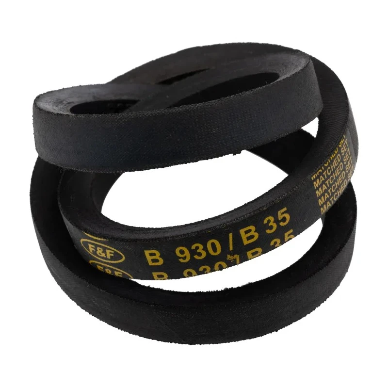 RS PRO Drive Belt B Section, Classical Belt Polyester Cord, Polyethylene Terephthalate and Rubber Material, Outside 471-988
