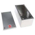 RS Pro Satin 304 Stainless Steel Adaptable Enclosure Box 100mm x 220mm x 85mm 121-9695
