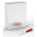 RS PRO Satin 304 Stainless Steel Adaptable Enclosure Box 220mm x 280mm x 85mm 121-9699