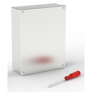 RS PRO Satin 304 Stainless Steel Adaptable Enclosure Box 220mm x 280mm x 85mm 121-9699