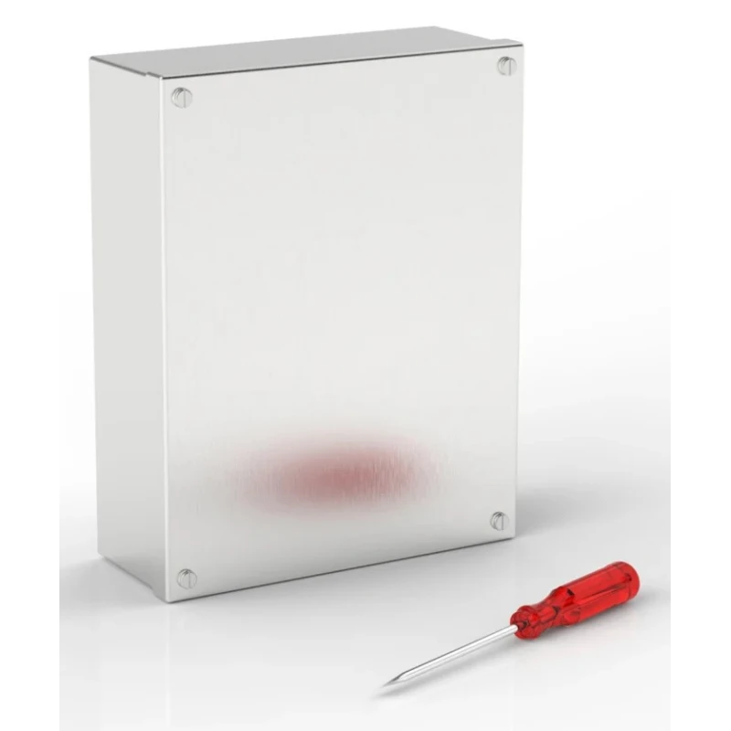 RS PRO Satin 304 Stainless Steel Adaptable Enclosure Box 220mm x 280mm x 85mm 121-9699