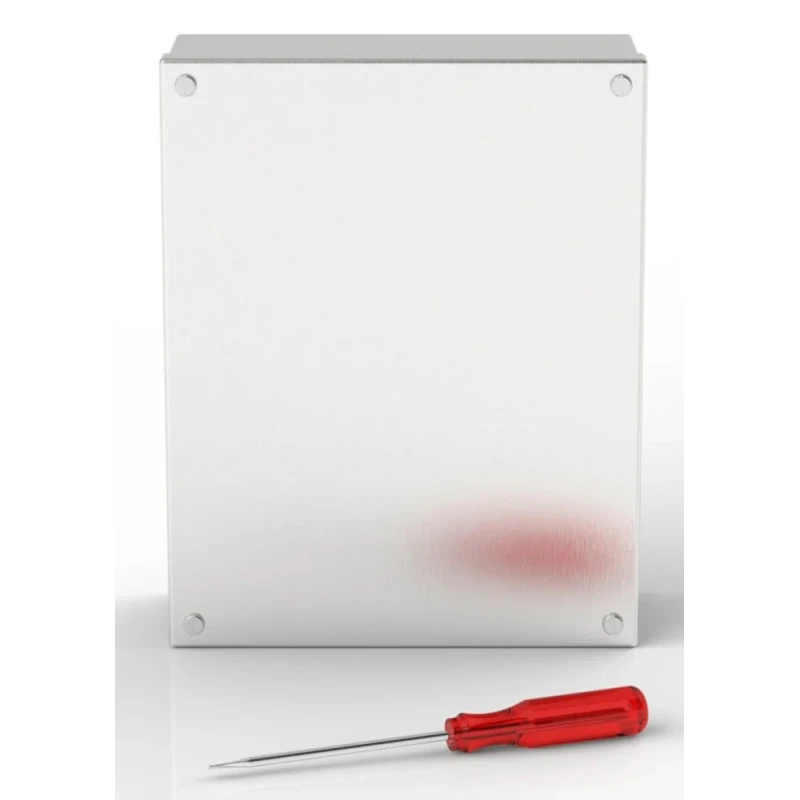 RS PRO Satin 304 Stainless Steel Adaptable Enclosure Box 220mm x 280mm x 85mm 121-9699