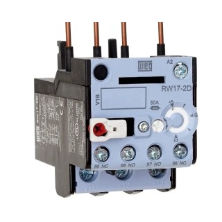 WEG Thermal Overload Relay RW17, 15A F.L.C, 10 to 15A Adjustable Current, 1.4W Power Rating 