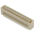 Hirose FunctionMAX Series Straight Surface PCB Socket, 100-Contact, 2 Row, 0.6 mm Pitch, 100V, 400mA, Gold Plated FX8C
